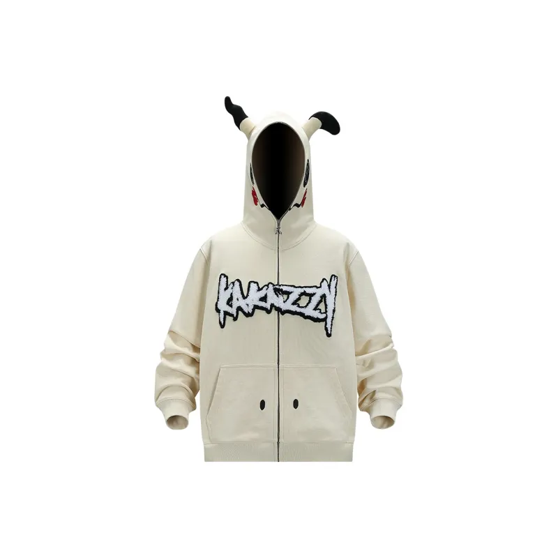 KAKAZZY Sweatshirts Unisex Ecru-1