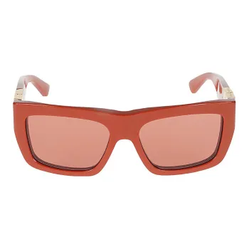 Bottega Veneta Acetate Aviator Sunglasses Women's Orange