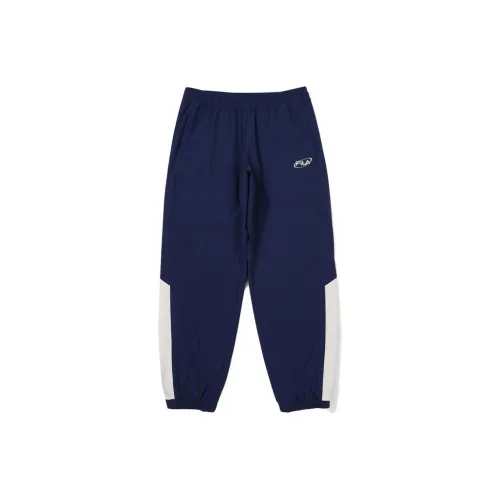 FILA Knitted Sweatpants Unisex Navy Blue