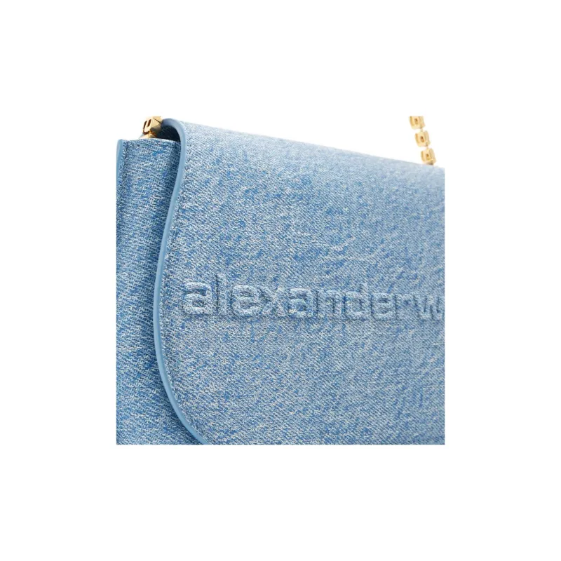 Alexander Wang Leather Handbag, Shoulder Bag Women's Blue-7