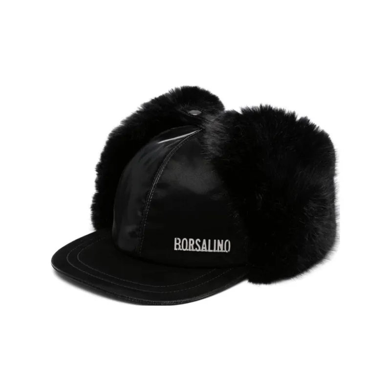 Borsalino Baseball Caps Unisex Black-0