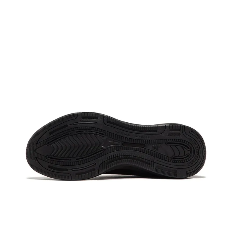 361° Feather Waterproof And Breathable Cushioning Wear Resistant Low Top Running Shoes Men's Obsidian Black-4