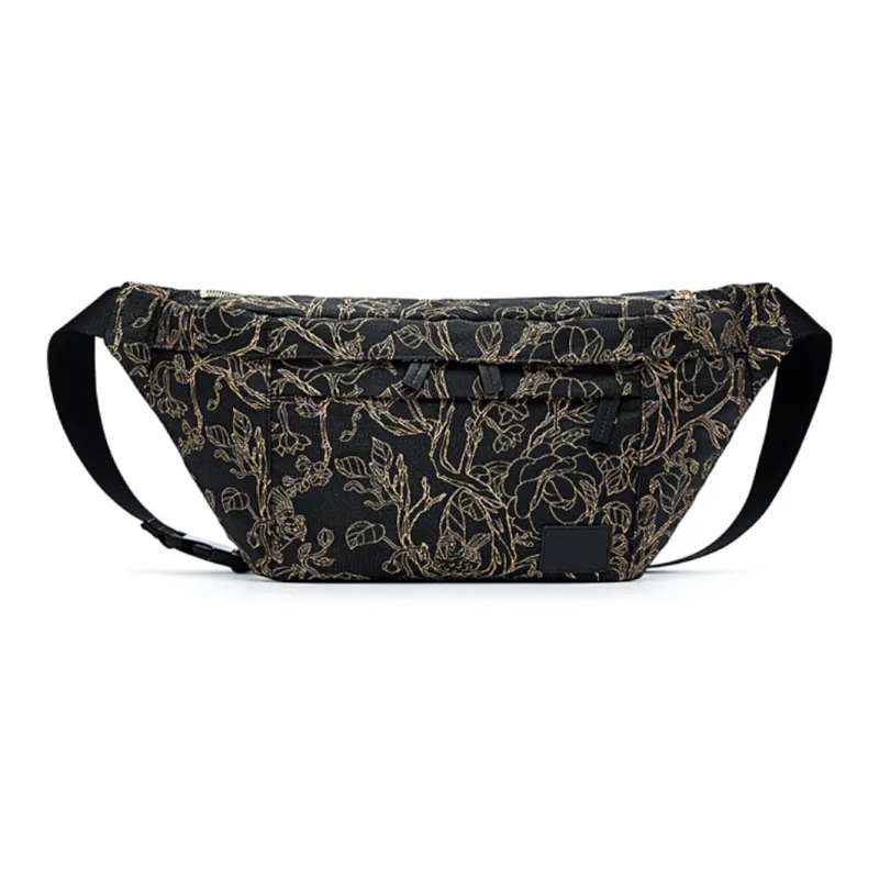 FION Fabric Student Backpack Sling Bag Unisex Black-6