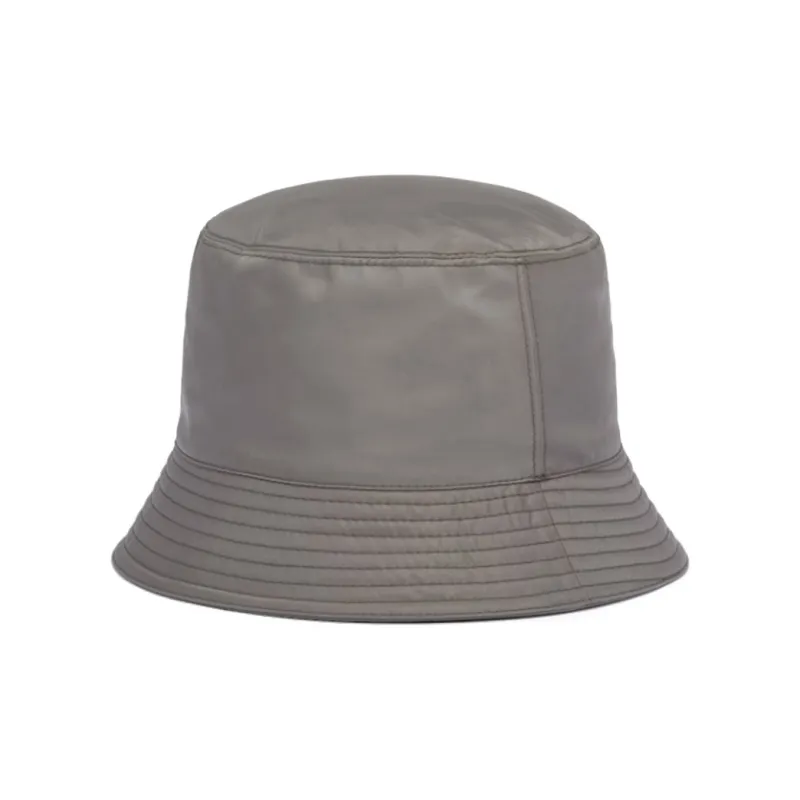 PRADA Metal Bucket Hats Men's Gray-1