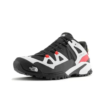 THE NORTH FACE Breathable And Wear resistant Low Top Running Shoes Men's Black White