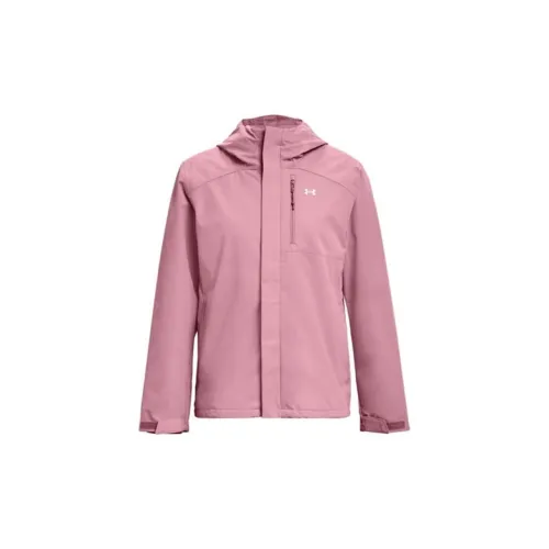 Under Armour Windbreaker Jackets Women's Pink