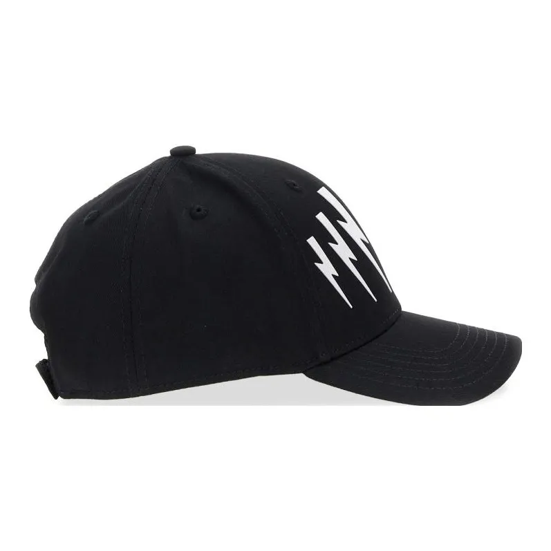 Neil Barrett Raining Bolt Printed Baseball Cap-3