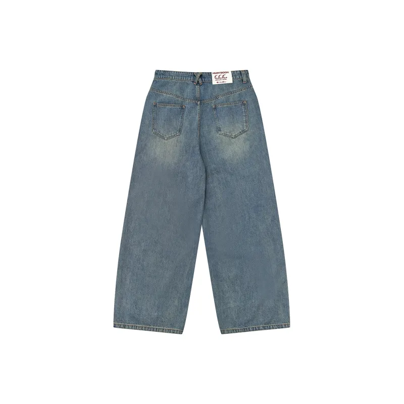 Heartboon Jeans Unisex Denim Blue-1
