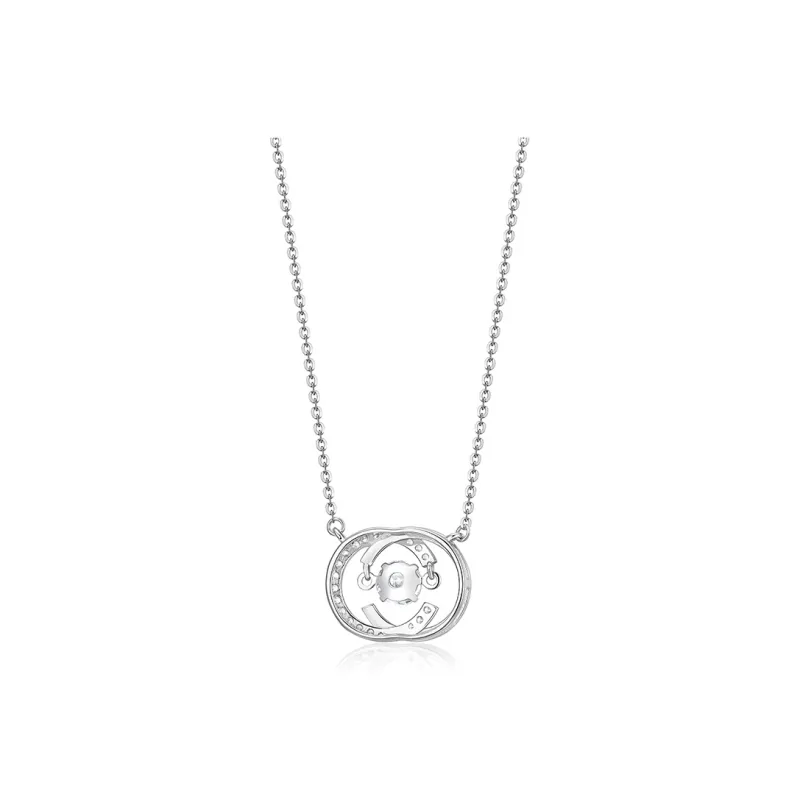 KADER S925 Silver Necklaces Women's Silver White-1