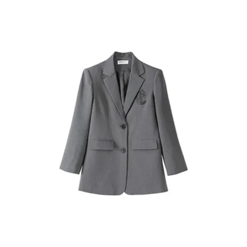 BANANA CICI Business Suits Women's Gray