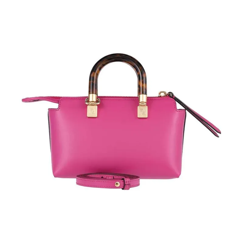FENDI By The Way Series Calfskin Boston Bag Shoulder Bag Crossbody Bag Mini Women's Fuchsia-1