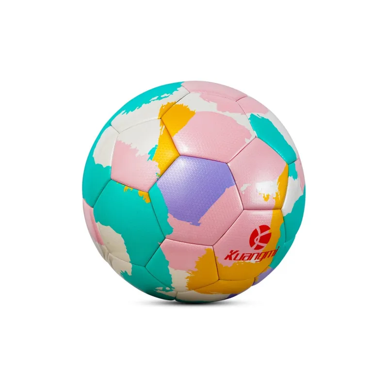 Kuangmi Size 4 Size 5 Soccer PU Machine Stitched Soccer Ball Unisex-3