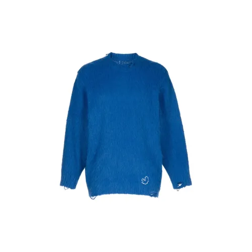 ADER ERROR Textured Distressed Crew-neck Jumper