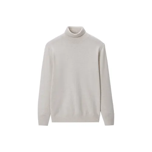 HLA Sweaters Men Oatmeal F6