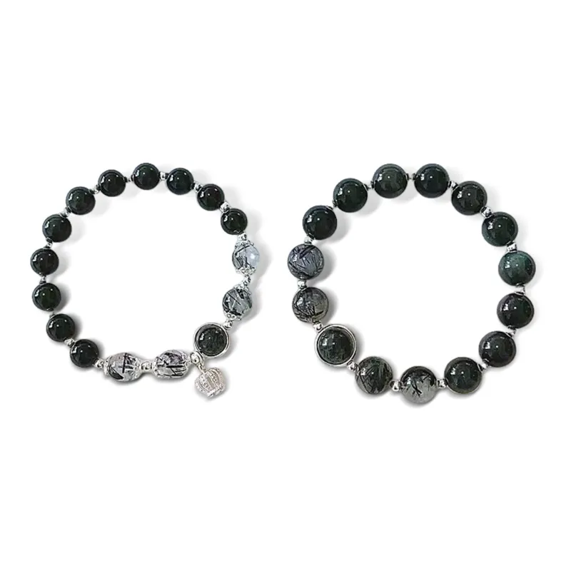 HOLLY RYAN Obsidian Bracelets Unisex-0