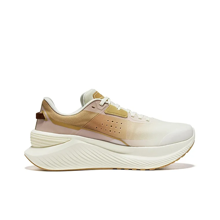 Saucony Cushioning Anti Slip And Wear Resistant Low Top Casual Running Shoes Unisex Beige Khaki-1
