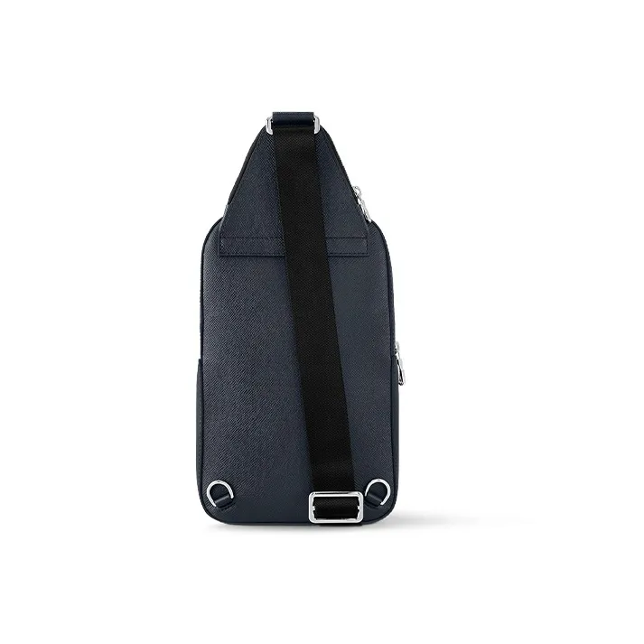 LOUIS VUITTON Avenue Cow Leather Sling Bag Crossbody Bag Shoulder Bag Regular Men's Dark Blue-2
