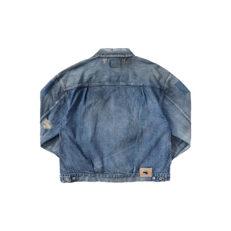 MADNESS Denim Jacket Men's Blue-1