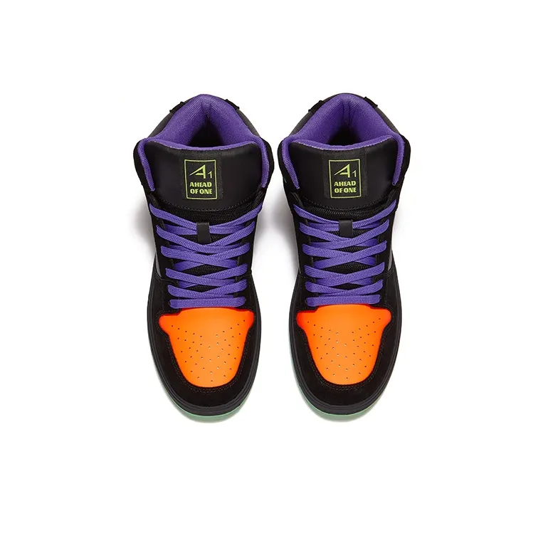 A1 Coverage Wear Resistant High Top Skateboard Shoes Unisex-3