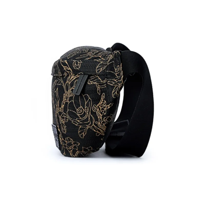FION Fabric Student Backpack Sling Bag Unisex Black-2
