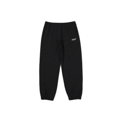 FILA Knitted Sweatpants Unisex Black