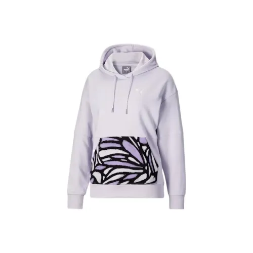 PUMA Sweatshirts Women's Lavender Purple