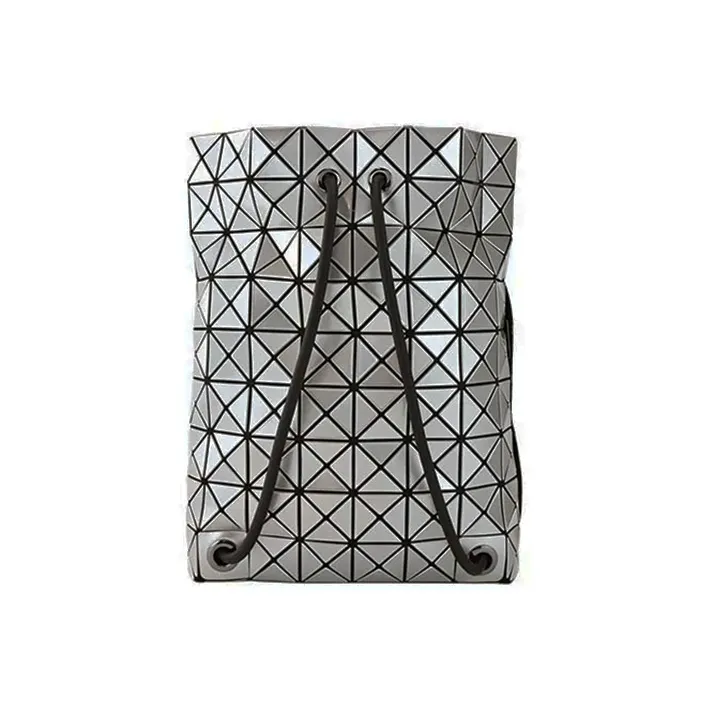 ISSEY MIYAKE Wring PVC With Polyester Backpack Unisex Silver-4