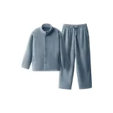 Men's Lapel-Gray Blue