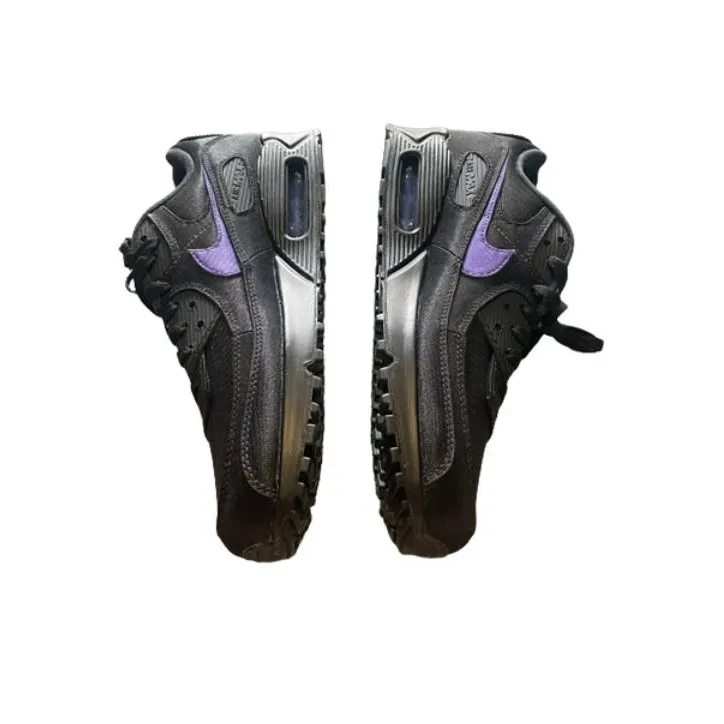 Nike Air Max 90 Coverage Low-Top Running Shoes Unisex Black-2