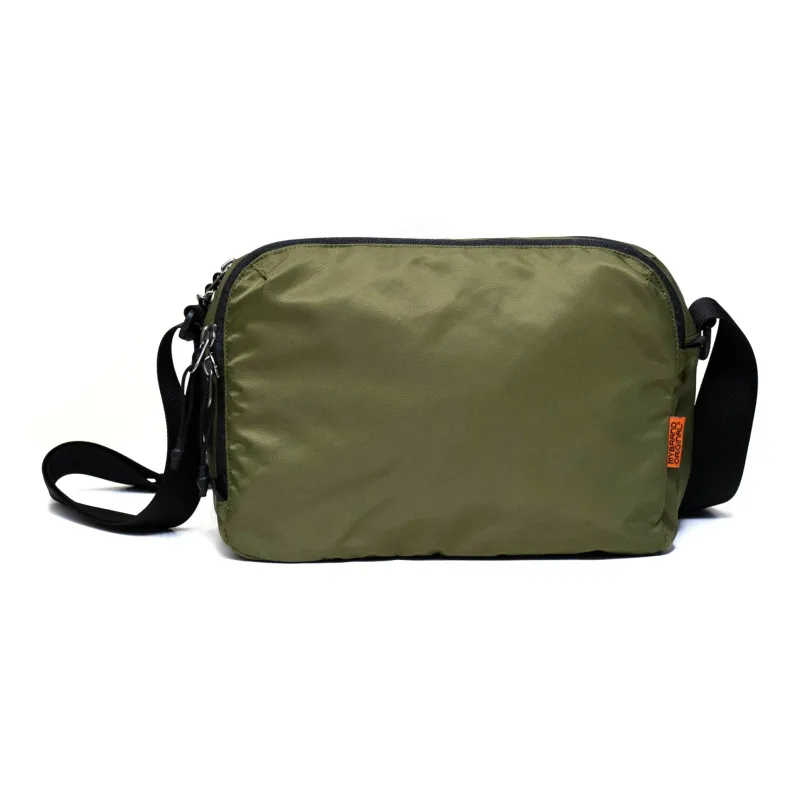 MYBRANDORIGINAL Nylon Cycling Bag Small Square Bag Crossbody Bag Small Size Unisex Green Black-0