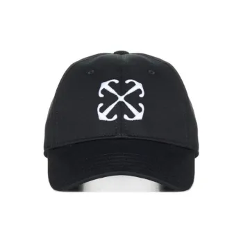 OFF WHITE Fabric Baseball Caps Women's Black