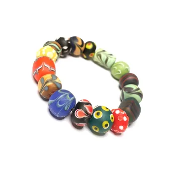 MOUNTAINS AND MANS Colored Glaze Bracelets Unisex