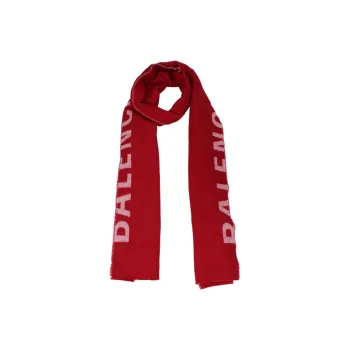 Balenciaga 2020 Logo-jacquard Scarf