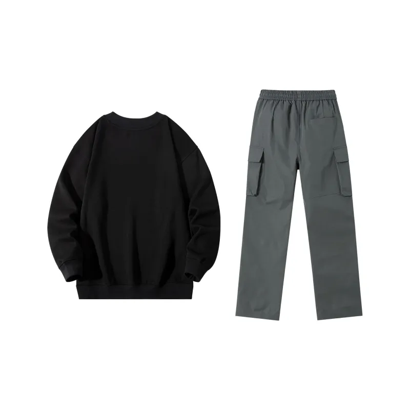 Hepburn Cat Sweatshirt Sets Unisex-11