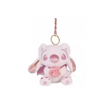 Disney Rose Party Collection Angelica Keychain Dolls Plush Pendant 12cm High
