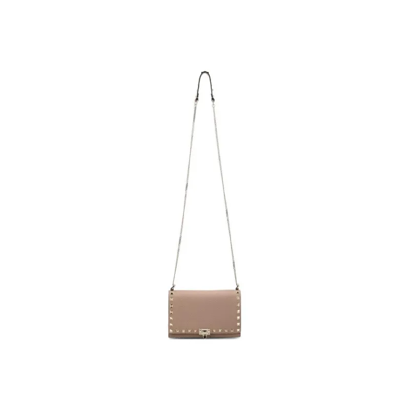 Valentino Garavani Rockstud Foldover Top Shoulder Bag-0