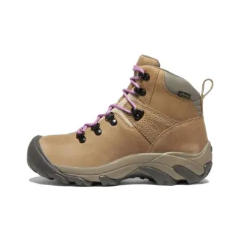 KEEN Pyrenees Abrasion Resistant High Top Hiking Shoes Women's Brown
