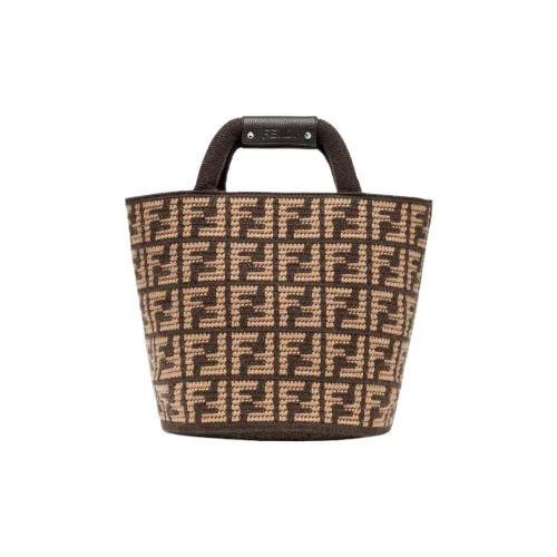 FENDI Cashmere Tote Bag, Shopping Bag, Handbag Regular Men's Brown