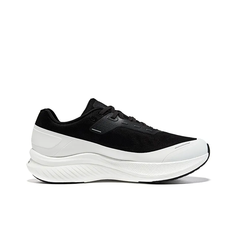 Saucony Waterproof Low Top Casual Running Shoes Unisex Black White-1