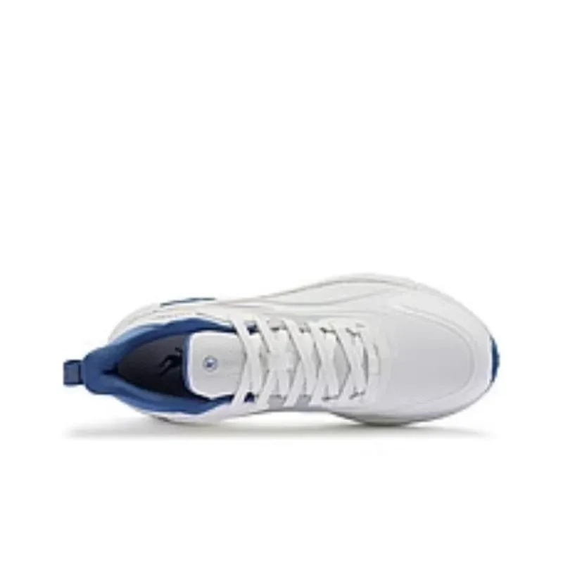 QIAODAN Rain Wing 3.0 Cushioning Wear Resistant Low Top Running Shoes Men's White Blue-3