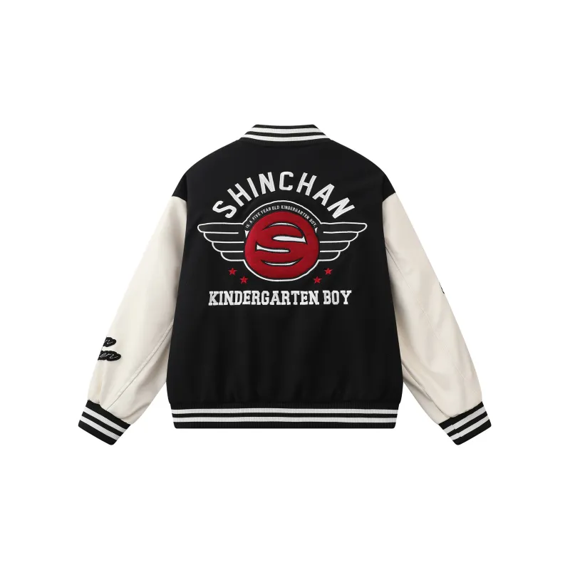 Crayon Shinchan Baseball Jacket Unisex-1