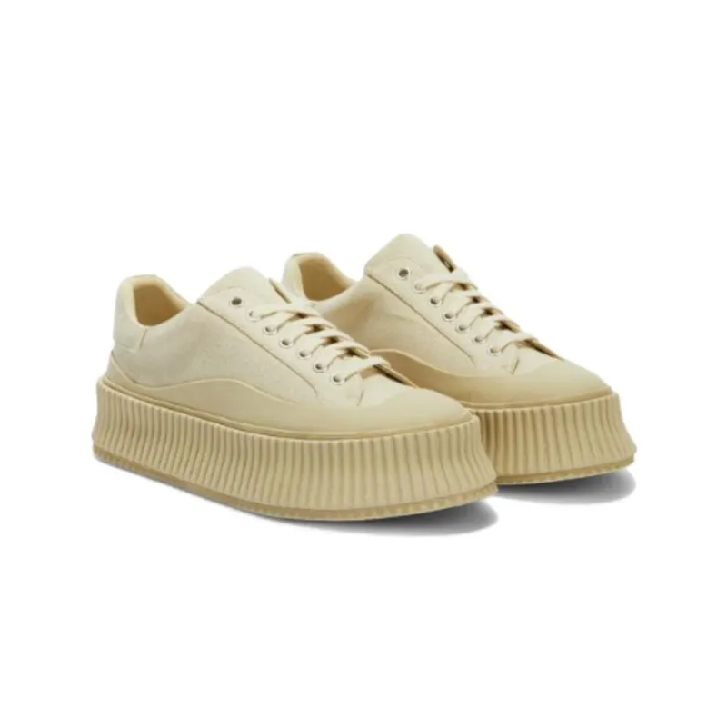 JIL SANDER Panelled Round-Toe Sneakers Women's-3