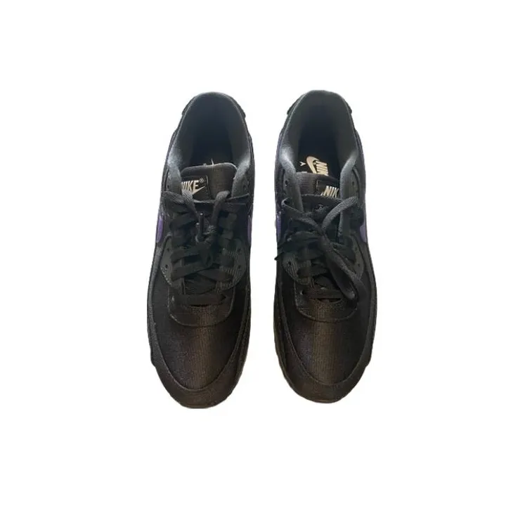 Nike Air Max 90 Coverage Low-Top Running Shoes Unisex Black-1