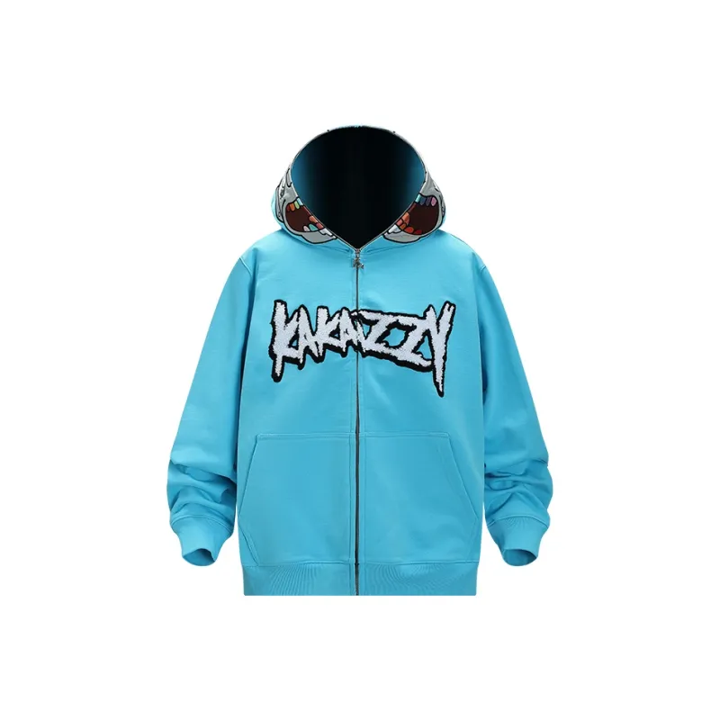 KAKAZZY Sweatshirts Unisex Blue-3