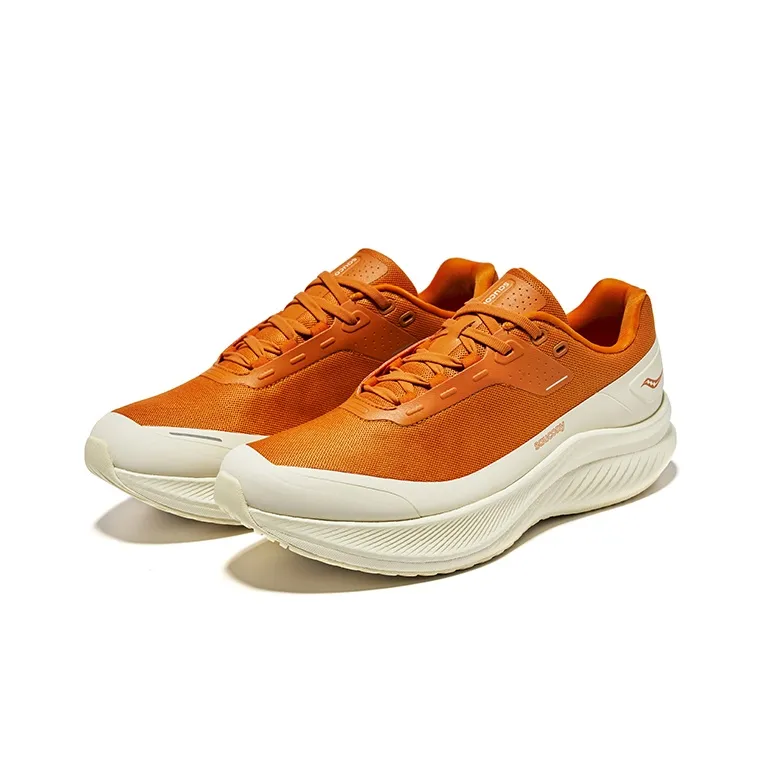 Saucony Slay Anti Slip Wear Resistant Low Top Casual Running Shoes Unisex Orange Beige-2