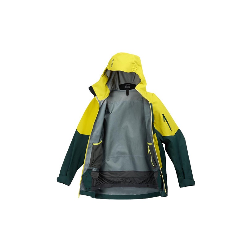 Arcteryx SABRE SV Jackets Men Rock Green/Lush Green/Lampyre