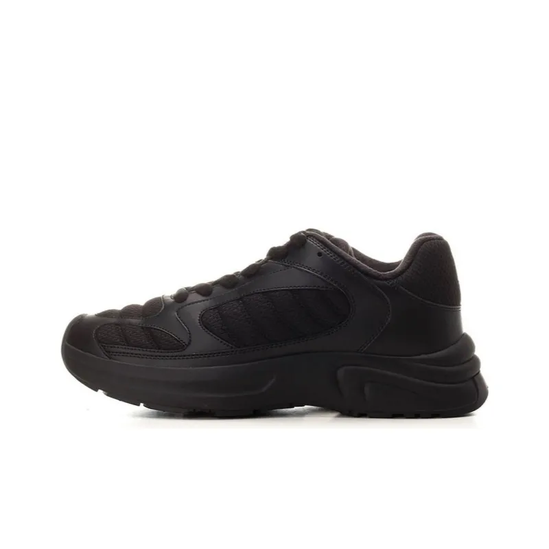 AMIPARIS Anti Slip Wear Resistant Low Top Casual Shoes Men's Black-0