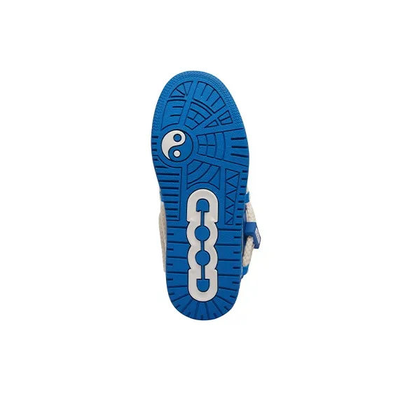 GOODBRAND Height Increasing Slip Resistant Mid Top Skateboard Shoes Unisex Obsidian Blue-7