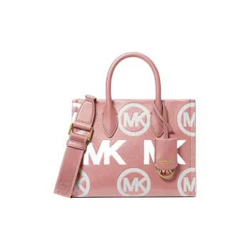 MICHAEL KORS Mirella Leather Tote Bag Shopping Bag Handbag Shoulder Bag Crossbody Bag Small Size Women's Pink