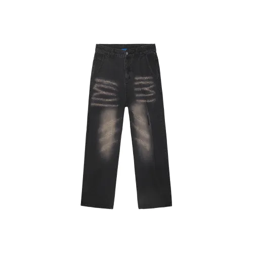 ICONS Lab Jeans Unisex Washed Black